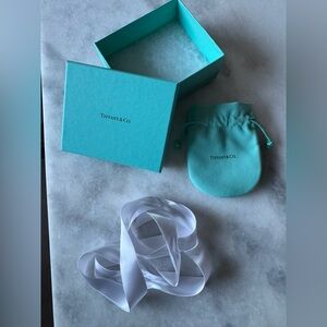 Tiffany's box dust bag and bow